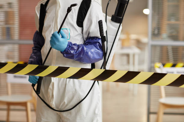 Professional Blood Cleanup technician working in Arden, NC